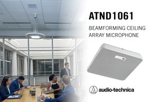 Потолочный микрофонный массив с формированием луча Audio-Technica ATND1061 Dante
