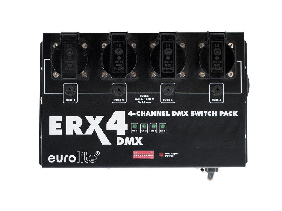 Коммутационный блок Eurolite ERX-4 DMX Switch Pack фото 3