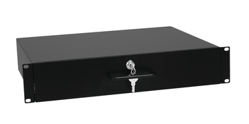 Рэковый ящик-шухляда с замком OMNITRONIC Rack Drawer with Lock 2U фото 1